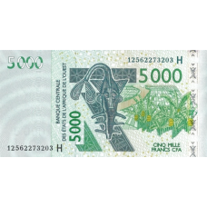 P617Hl Niger - 5000 Francs Year 2012